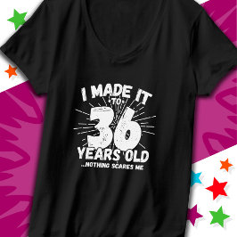 36-årsjubileum, ynkligt 36-årsjubileum t shirt