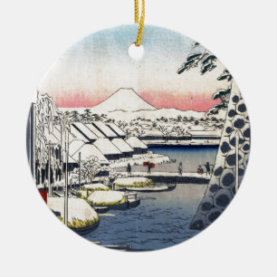 36 beskådar av Mount Fuji Julgransprydnad Keramik
