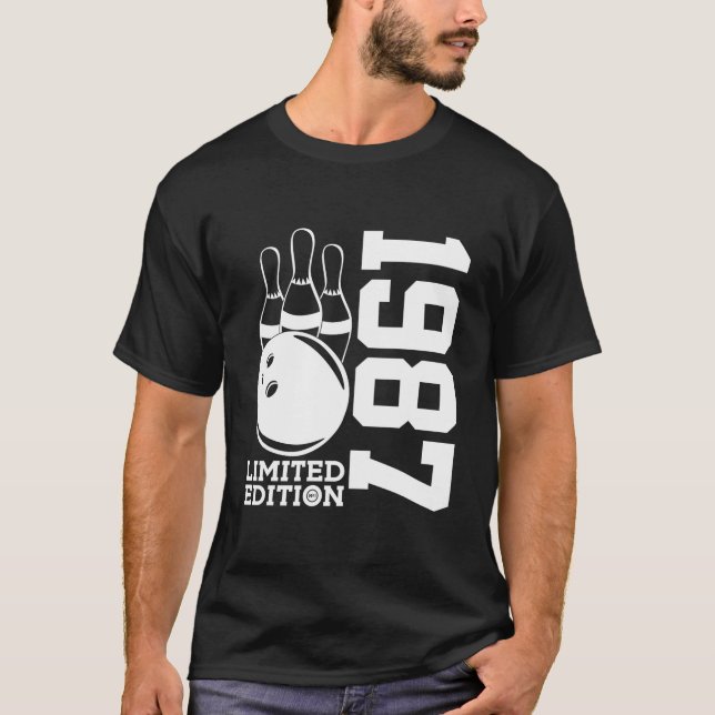 36:e Bowling 1987 T Shirt (Framsida)