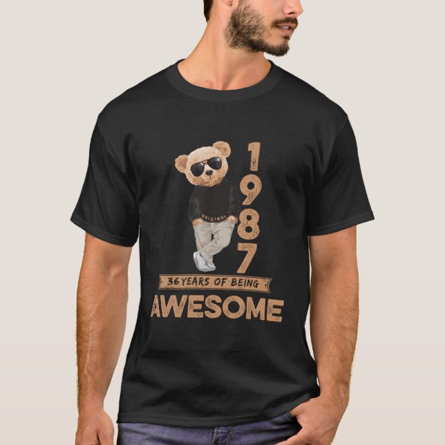 36:e Fantastisk-Nallen 1987 T Shirt (Framsida)