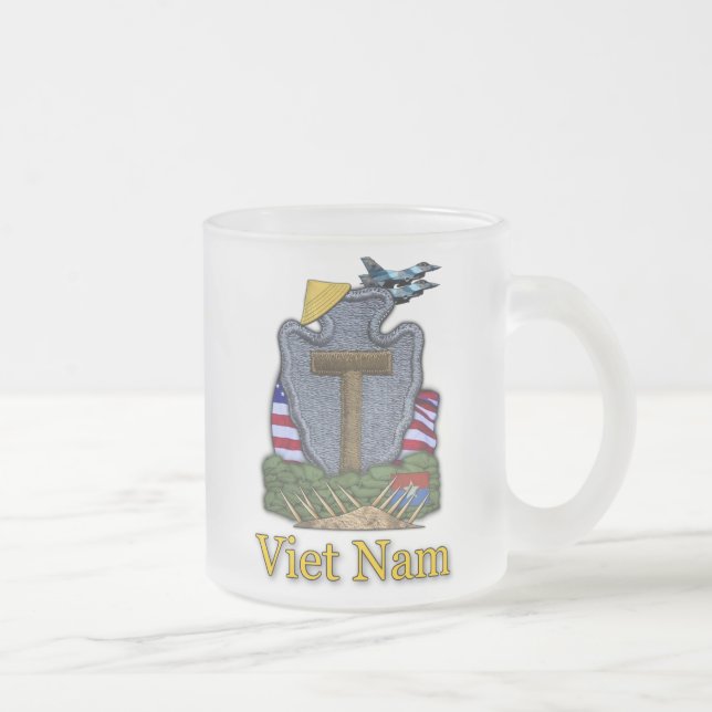 36:e infanteridivisionen veterans vietnam frosty M Frostad Glasmugg (Höger)