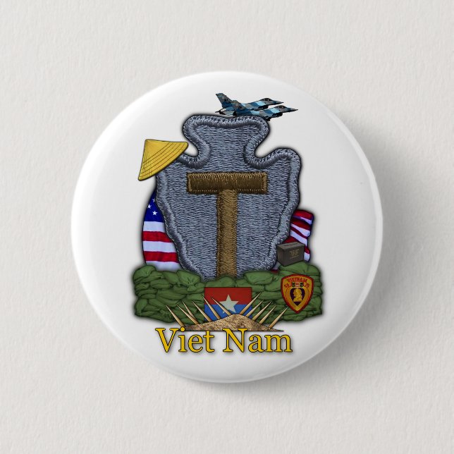 36:e infanteridivisionen Vietnam krig Button Knapp (Framsida)