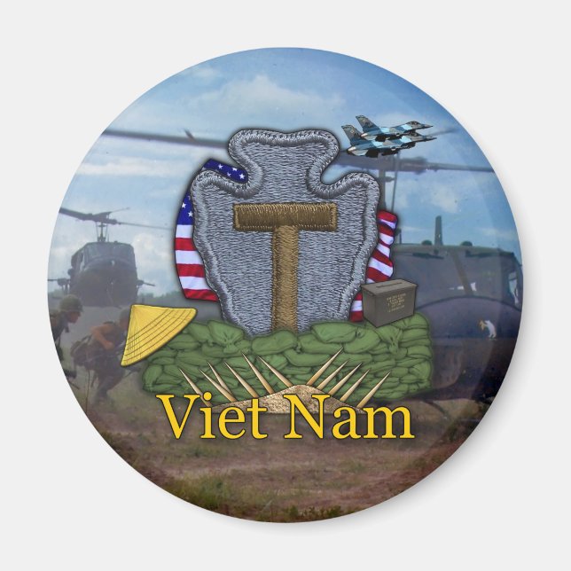 36:e infanteridivisionen vietnam veterans Magnet (Framsidan)