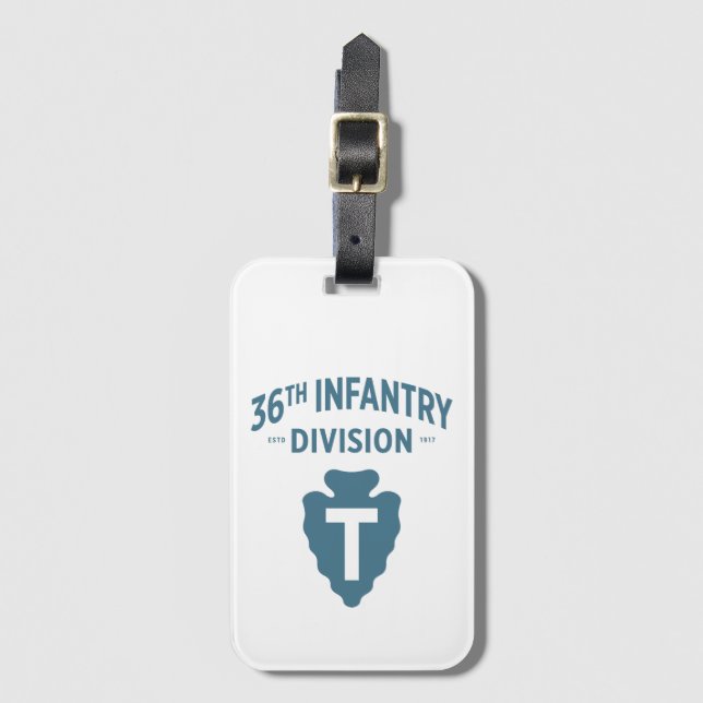 36:e infantry Division Badge Bagagebricka (Framsida vertikal)
