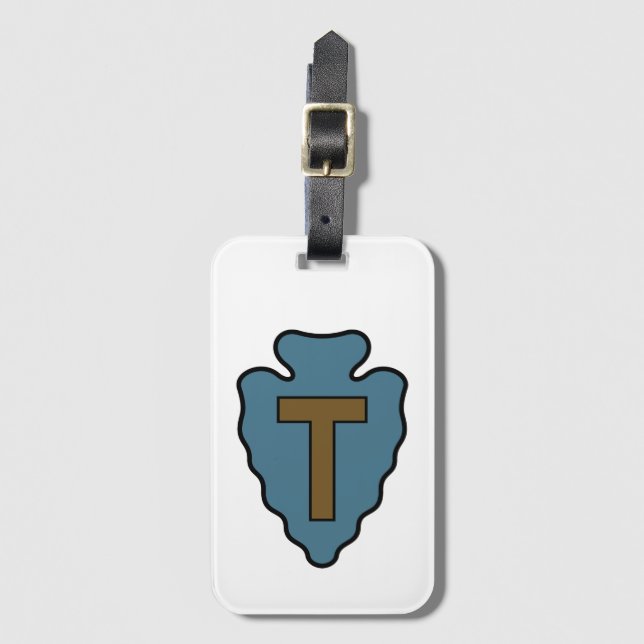 36:e infantry Division Badge Bagagebricka (Framsida vertikal)
