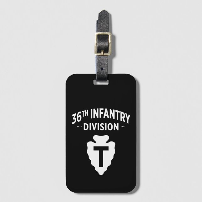 36:e infantry Division Badge Bagagebricka (Framsida vertikal)