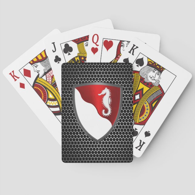 36:e Ingenjör-brigaden "tålig" Casinokort (Baksidan)