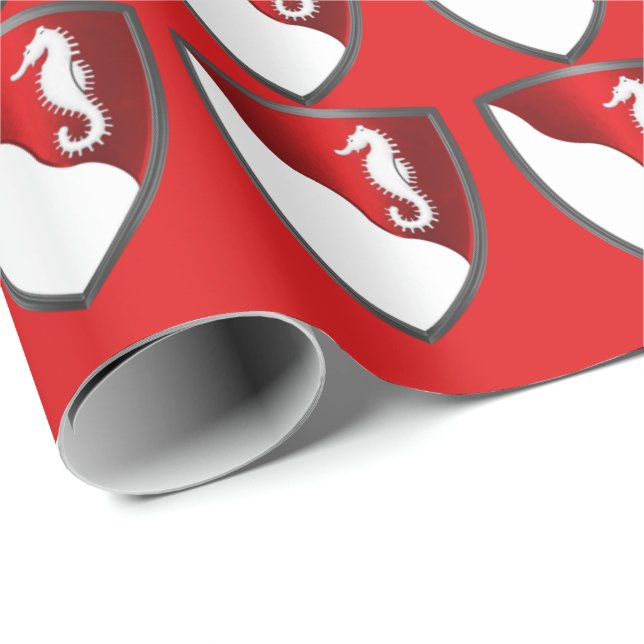 36:e Ingenjör-brigaden "tålig" Presentpapper (Rullad Hörn)