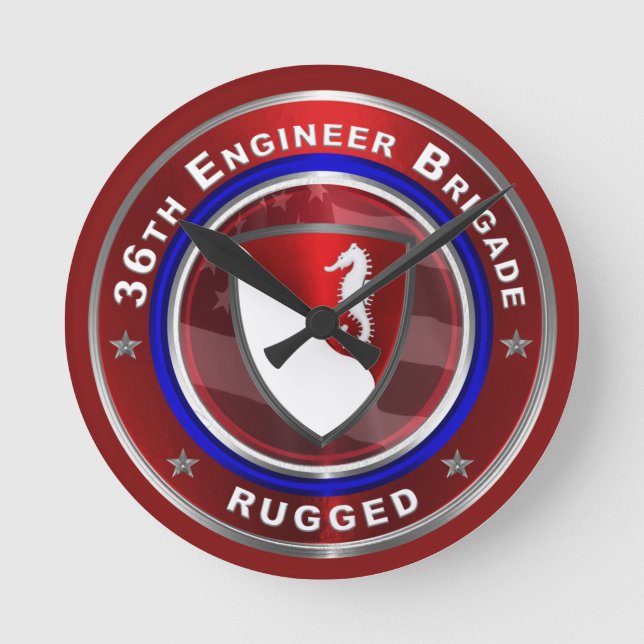 36:e ingenjörsbrigaden ”Rugged” Rund Klocka (Framsida)