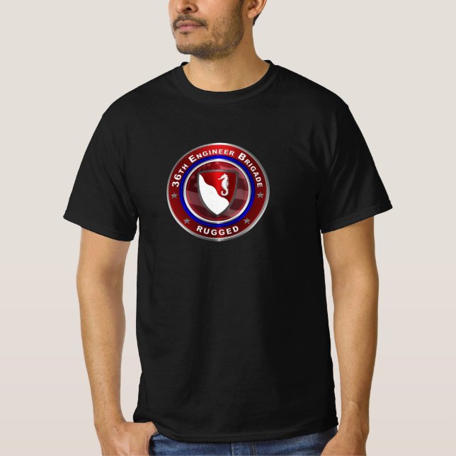 36:e ingenjörsbrigaden ”Rugged” T Shirt (Framsida)
