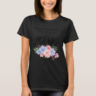 36 Födelsedag Skapar världen ett bättre ställe sed T Shirt