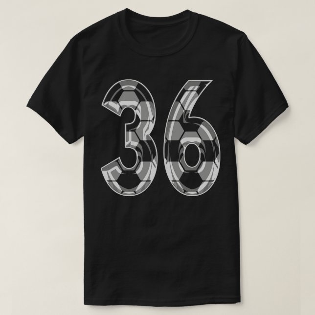 36 Jersey 36 Mamma Player Fläkt T Shirt (Design framsida)