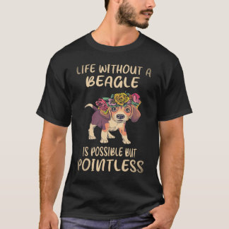 36 Liv utan beagle T Shirt
