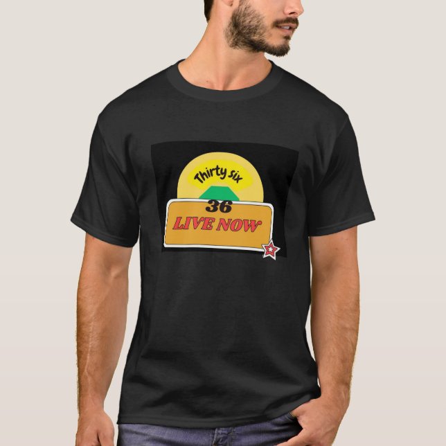 36-siffertskjorta t shirt (Framsida)