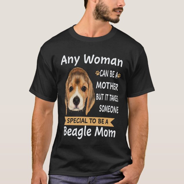 36 speciellt att vara en Beagle-mamma Beagle T Shirt (Framsida)