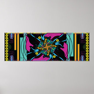 36 tum x 12 tum EPD: Lemurian Rainbow Light Bridge Poster