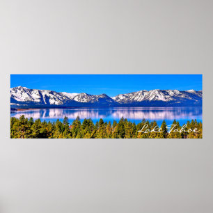 36-tums X 12-tums BEAUTIFUL SJÖ TAHOE-POSTER (MATT Poster
