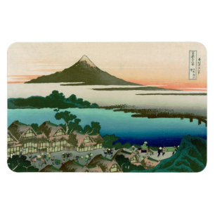 36 Vyer av Mount Fuji, Hokusai Bra Vintage Magnet