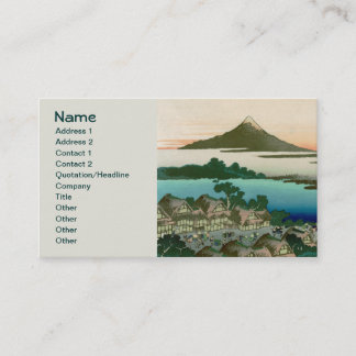36 Vyer av Mount Fuji, Hokusai Bra Vintage Visitkort