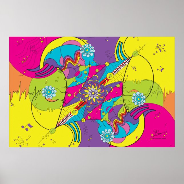 36"x24" CHI Energy Portal Print Poster (Framsidan)