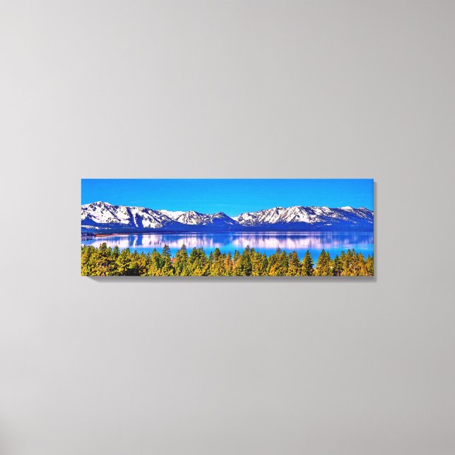 36 X 12 BEAUTIFUL SJÖ TAHOE WRAPPED CANVAS PRINT (Framsida)