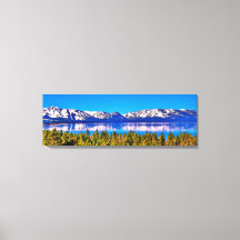 36 X 12 VACKER LAKE TAHOE WRAPPAD KANVASUTSKRIFT