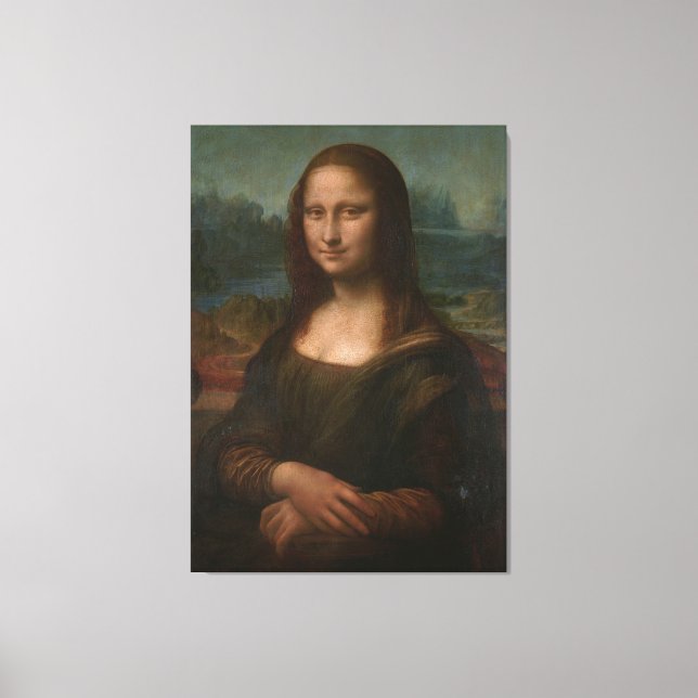 36 x 48 Mona Lisa-Kanvastryck Canvastryck (Framsida)
