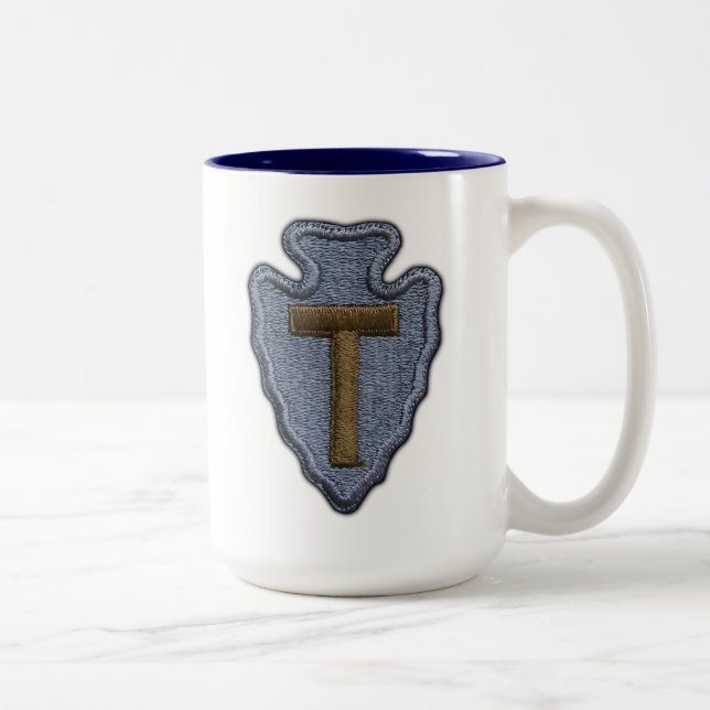 36th infanteriuppdelningsveteran iraq vets Två-Tonad mugg (Höger)