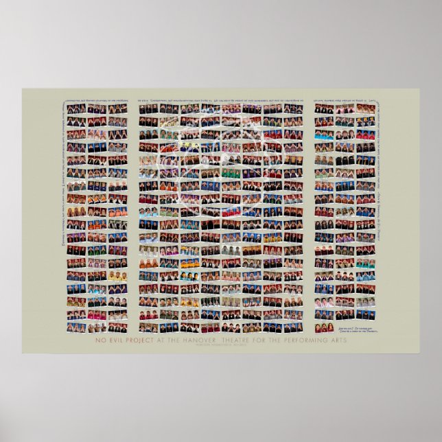 36x24 Inget ondskefullt projekt vid Hannover-teate Poster (Framsidan)