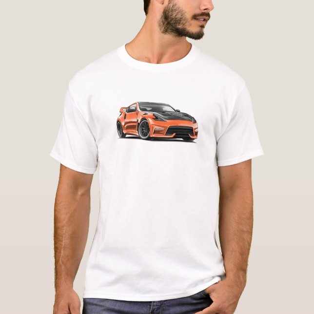 370z ritning  t shirt (Framsida)