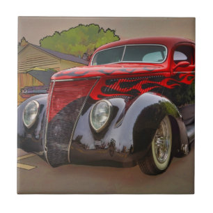 372B - FORD 1937 KAKELPLATTA