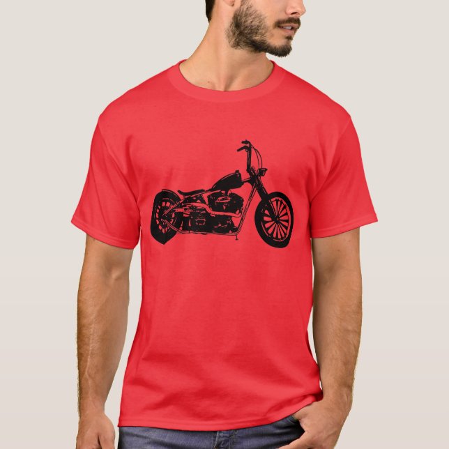 374 Chopper Bike T-shirt (Framsida)
