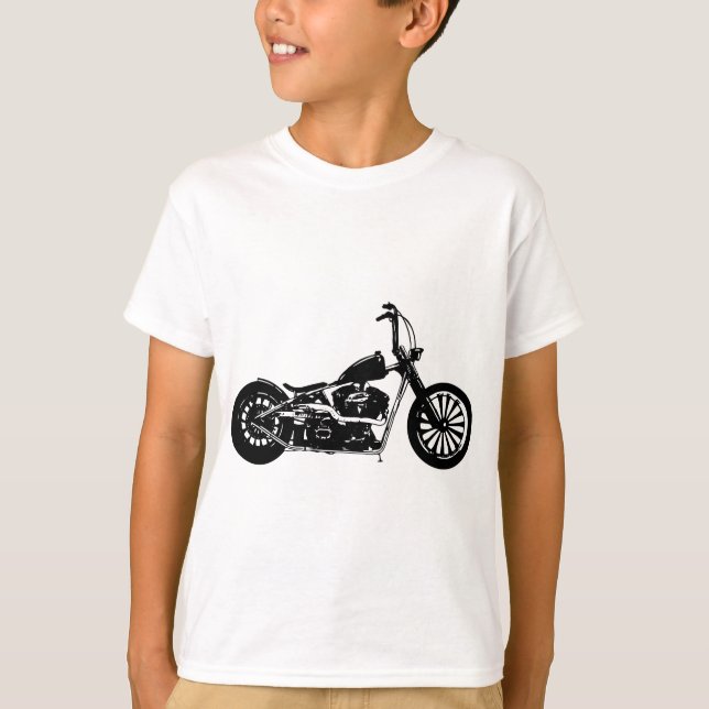 374 Chopper Bike Tee Shirt (Framsida)