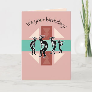 3750 Kokopelli Birthday Kort