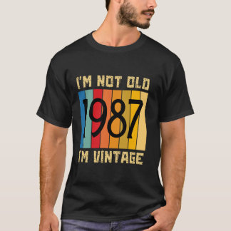 37 år gammal Jag är inte gammal... Jag är Vintage  T Shirt
