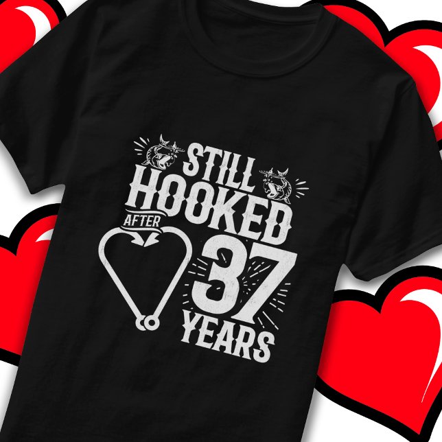 37 år med fisken - 37 år t shirt (Skapare uppladdad)