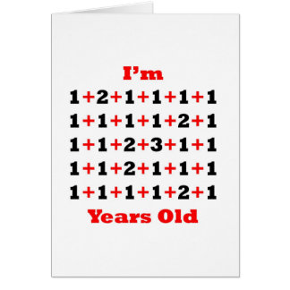 37 år röd gammal Blk Hälsningskort