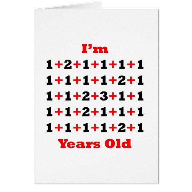 37 år röd gammal Blk Hälsningskort (Framsidan)