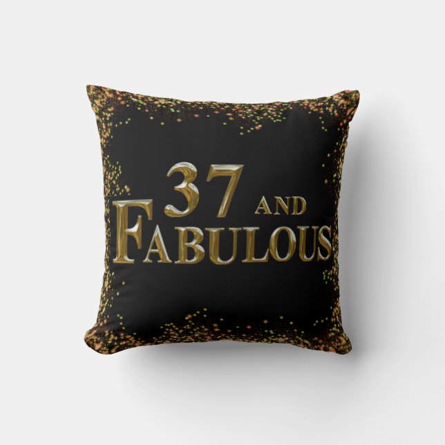 37-årsdag  kudde (Framsida)