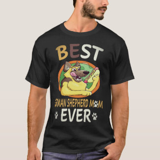 37 Bästa tyska herdehund mamma någonsin tyska herd T Shirt