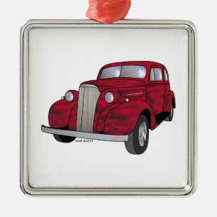 37 Chevrolet 2 Door Sedan Julgransprydnad Metall