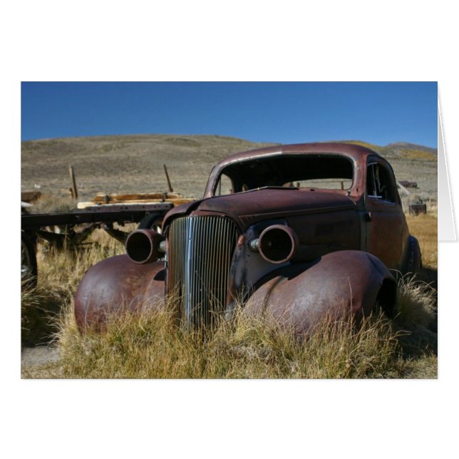 '37 Chevy i Bodie CA - kort (Framsidan Horizontal)