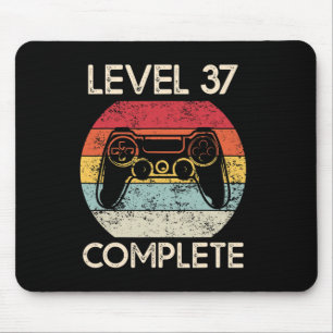 37:e Bröllop-årsdagen Par Husbynd Gamer Roligt Musmatta
