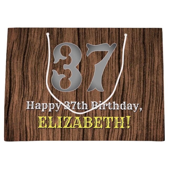 37:e födelsedag: Land Western Inspired Titta, Namn (Framsidan)