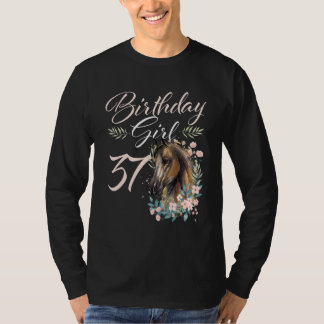 37:e födelsedagshästen 37 år gammal dag t shirt