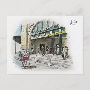 37: Flinders street station Vykort