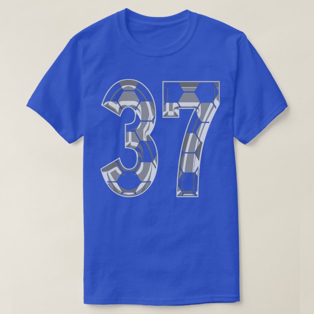 37 Jersey 37 Mamma Player Fläkt T Shirt (Design framsida)