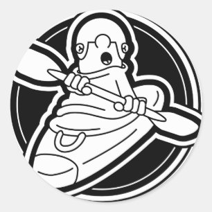 37_KC_logo Runt Klistermärke