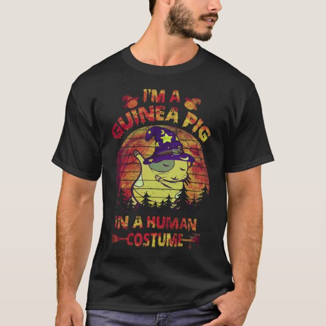 37 marsvin Halloween-kostym för människor T Shirt (Framsida)