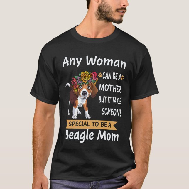 37 Special Att Vara En Beagle Mamma Beagle T Shirt (Framsida)